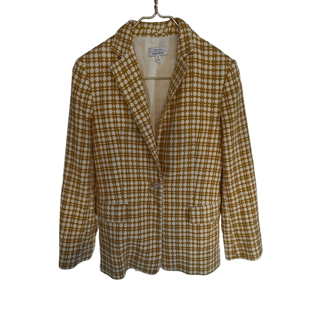 Paris Atelier & Other Stories Tweed Blazer Single Breasted Jacket  Size 0